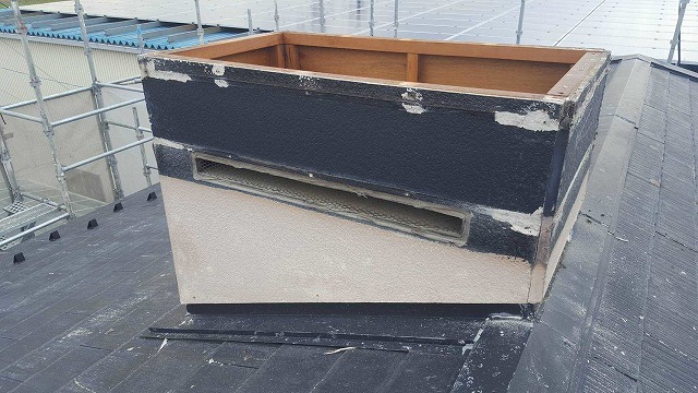 既存外壁の状態確認